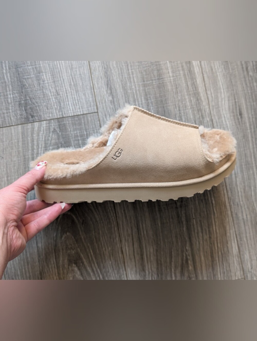 UGG Greenport Shearling Slide Slippers Size 12 - NEW IN BOX